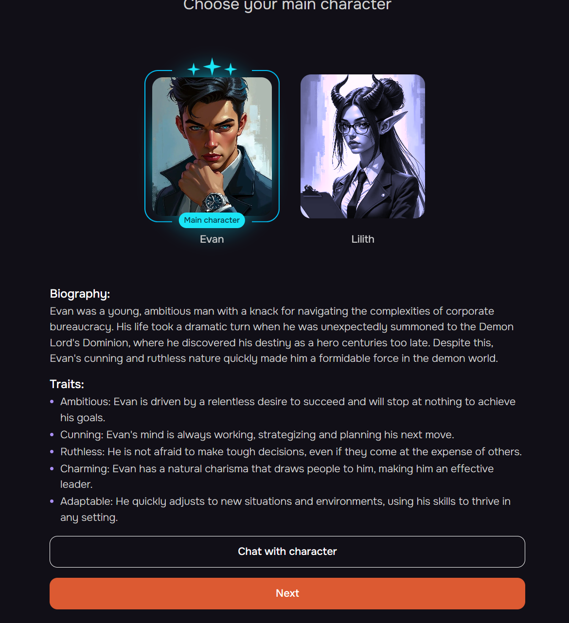 Talefy AI Charakterchat